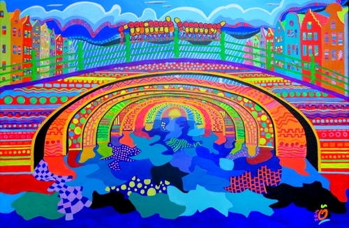 15.7 - 23.6 inch (40 - 60 cm) | Acrylic on Heavy Cotton.