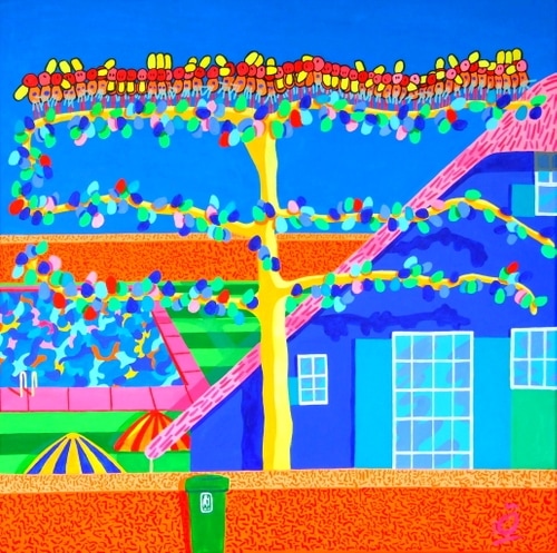 31.5 - 31.5 inch (80 - 80 cm) | Acrylic on Linen.