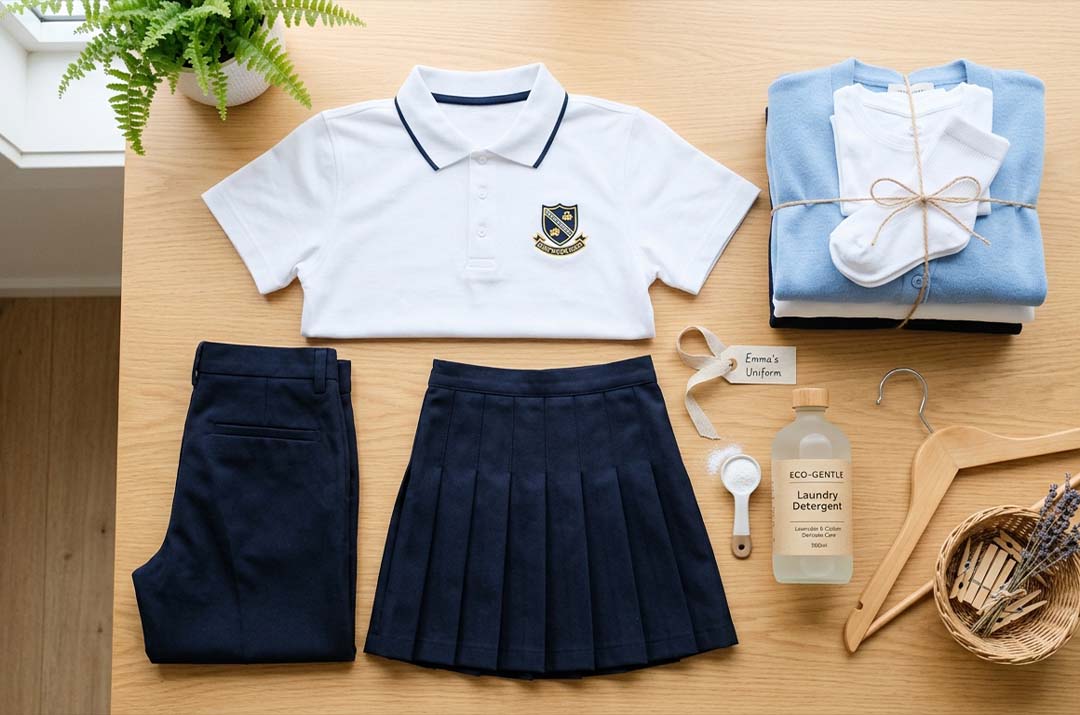 Cómo cuidar los uniformes escolares para que duren todo el año