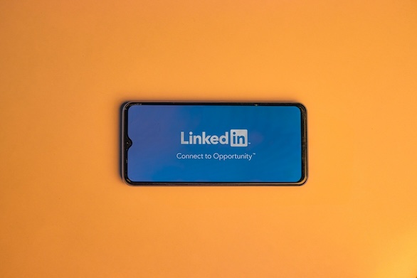 LinkedIn logo and slogan