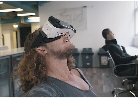 Eddie using Relax VR