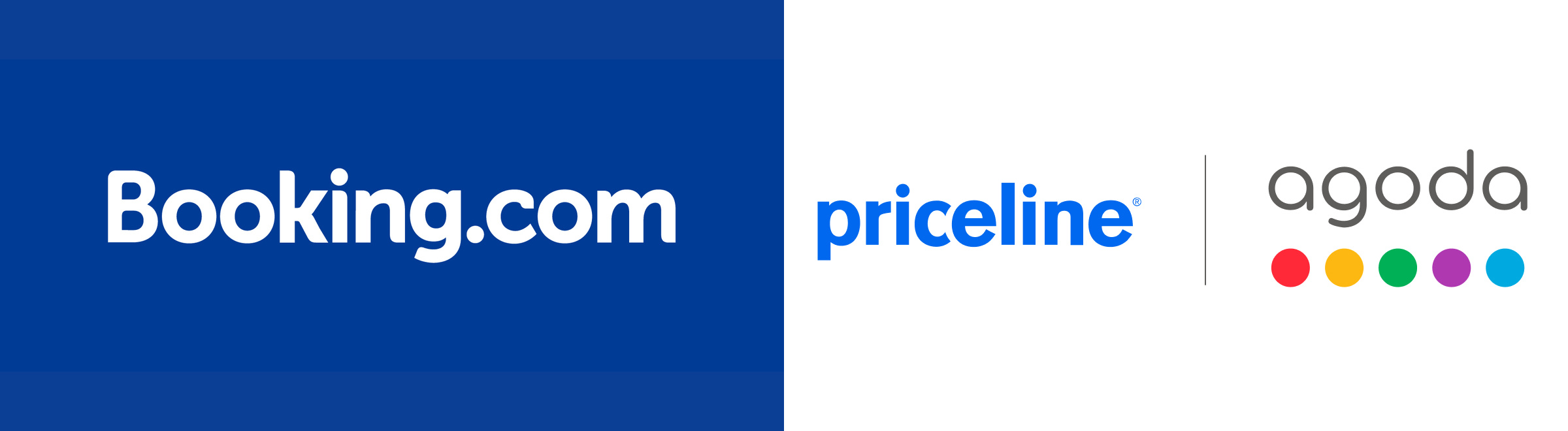 Booking.com, priceline, agoda