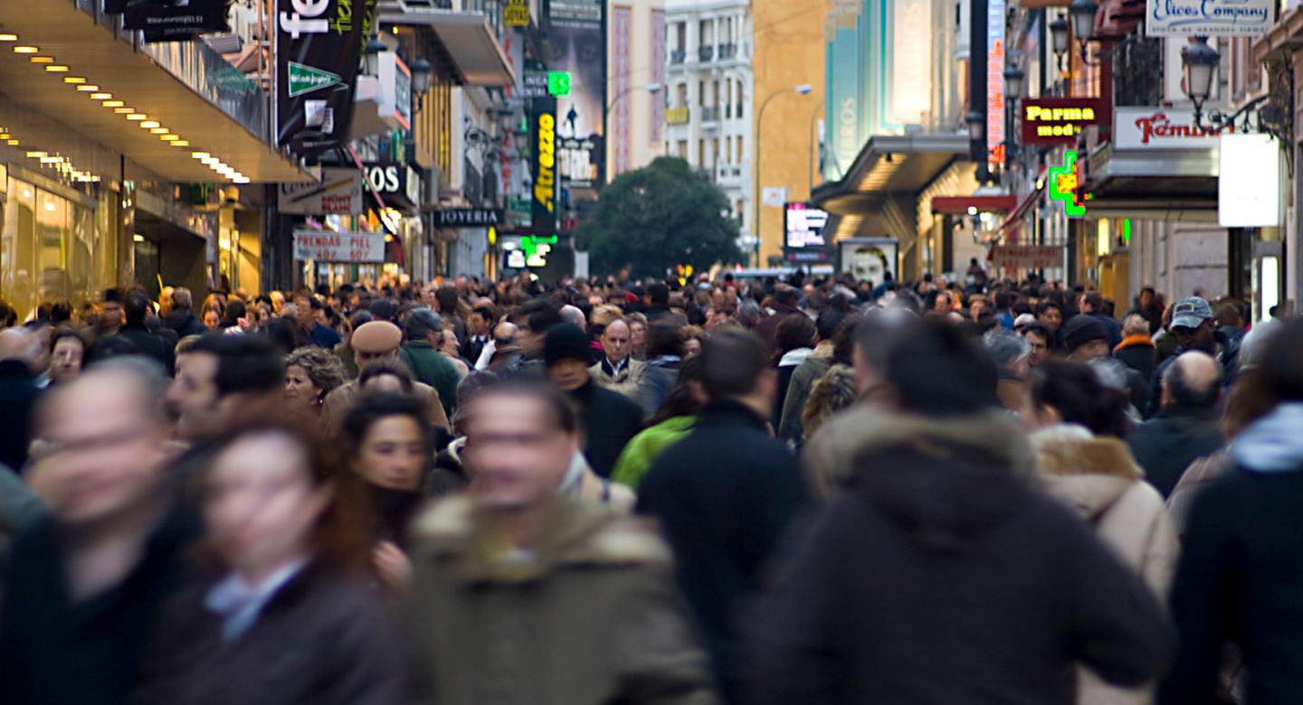 Personas en calle de méxico