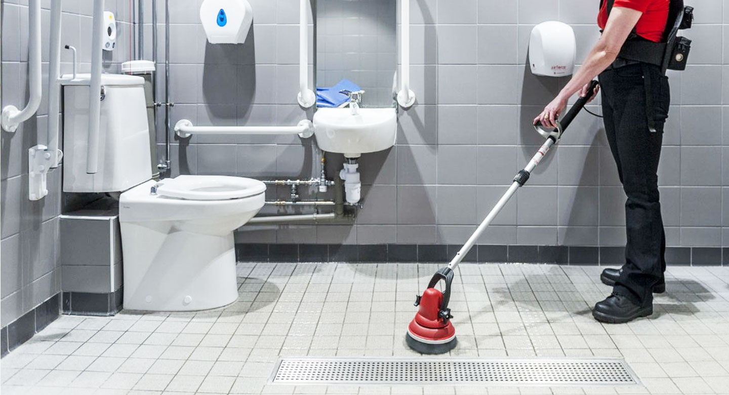 Limpieza de baños con EasyScrubber