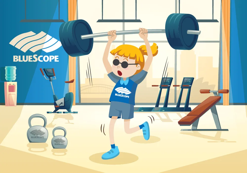 BlueScope Building Up Grant