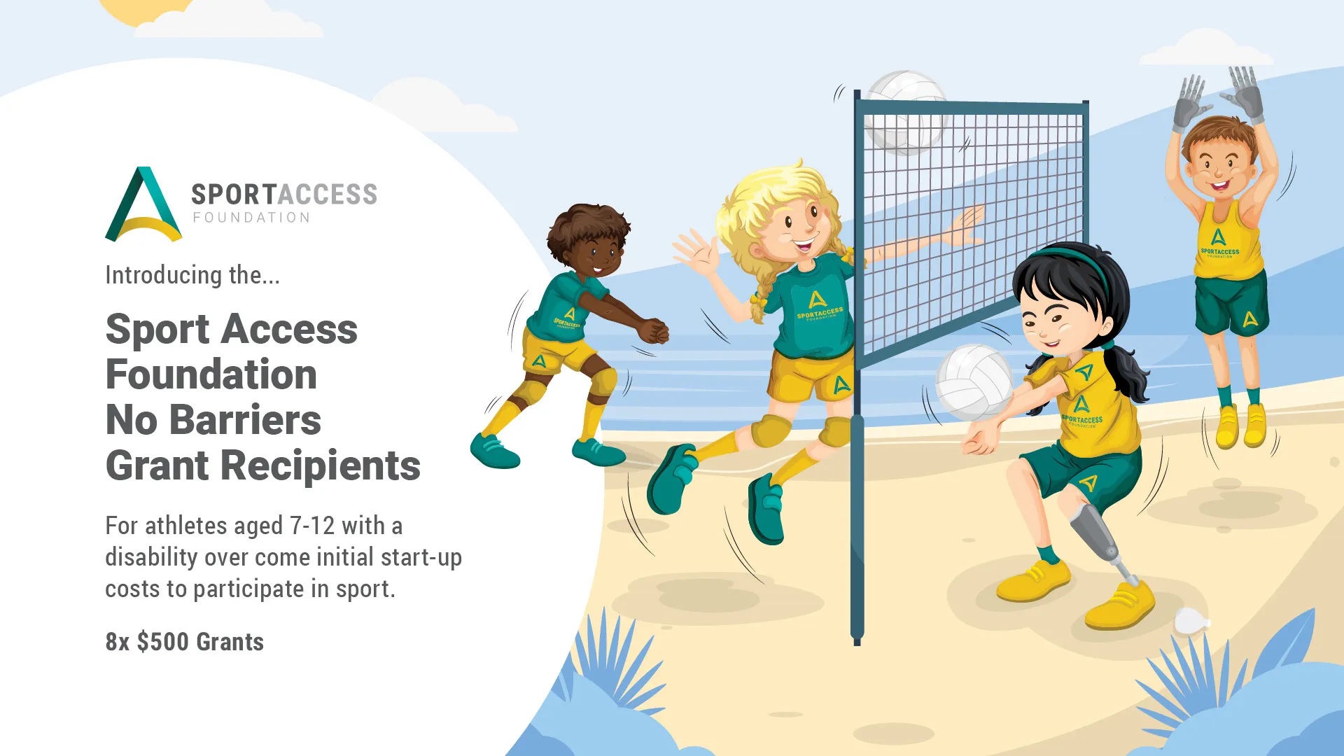 Sport Access Foundation No Barriers Grant Recipients