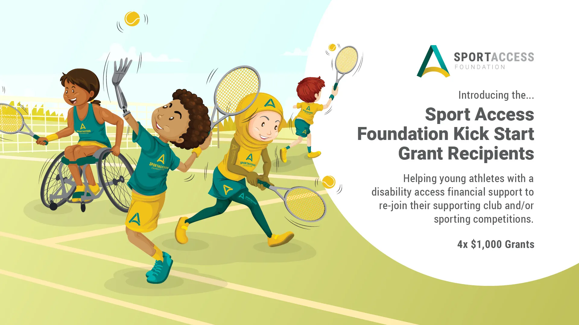 Sport Access Foundation Kick Start Grant Recipients