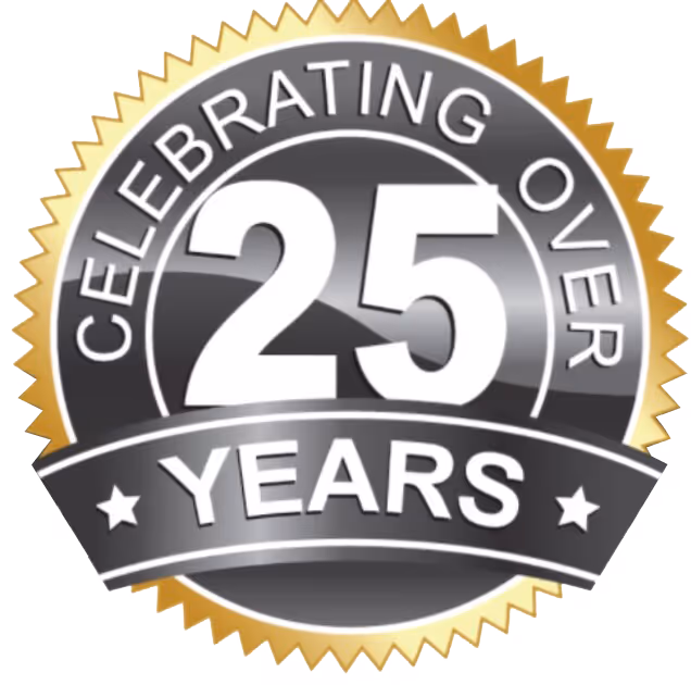 Celebrating 25 Years In Business!