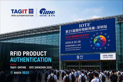 TAGIT-ONTIME RFID product authentication technology at IOTE Shenzhen 2026