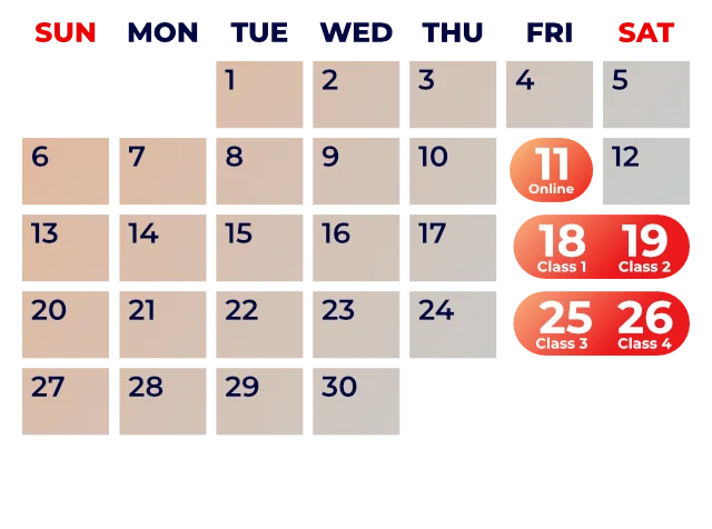 Manager Calendar Sep 2026