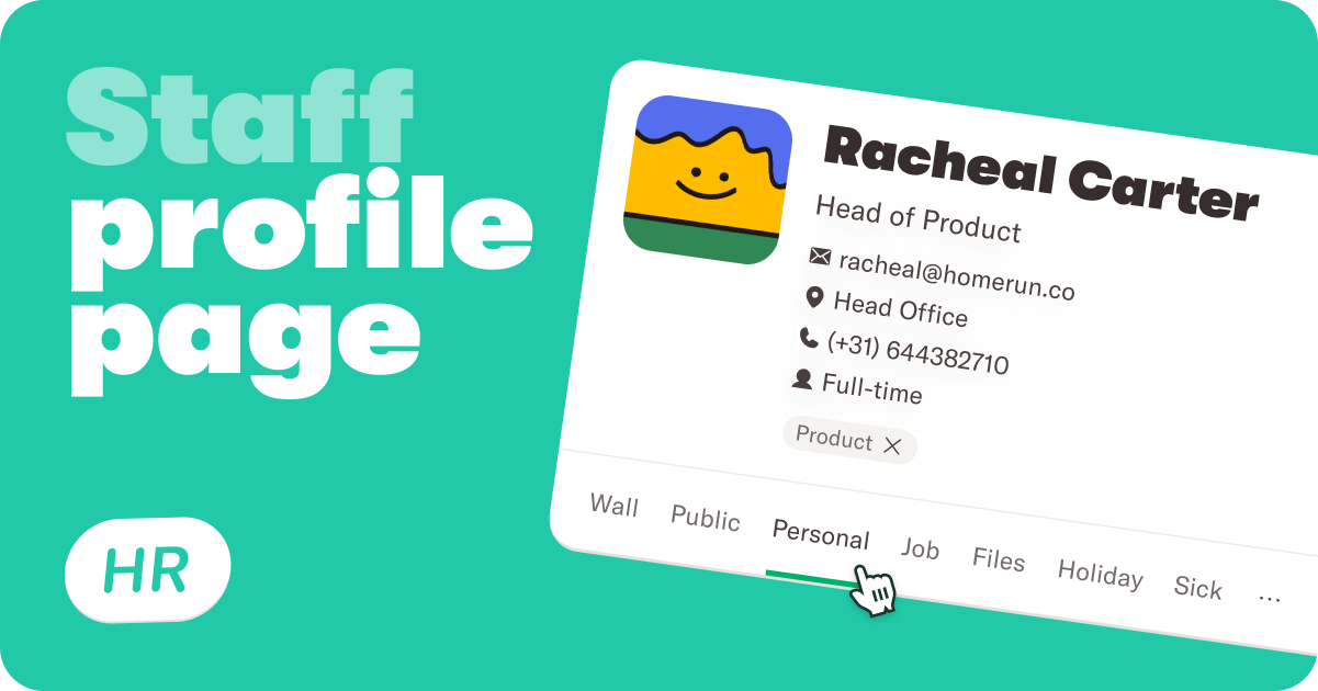 Updated staff profile page