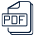 white page with PDF logo