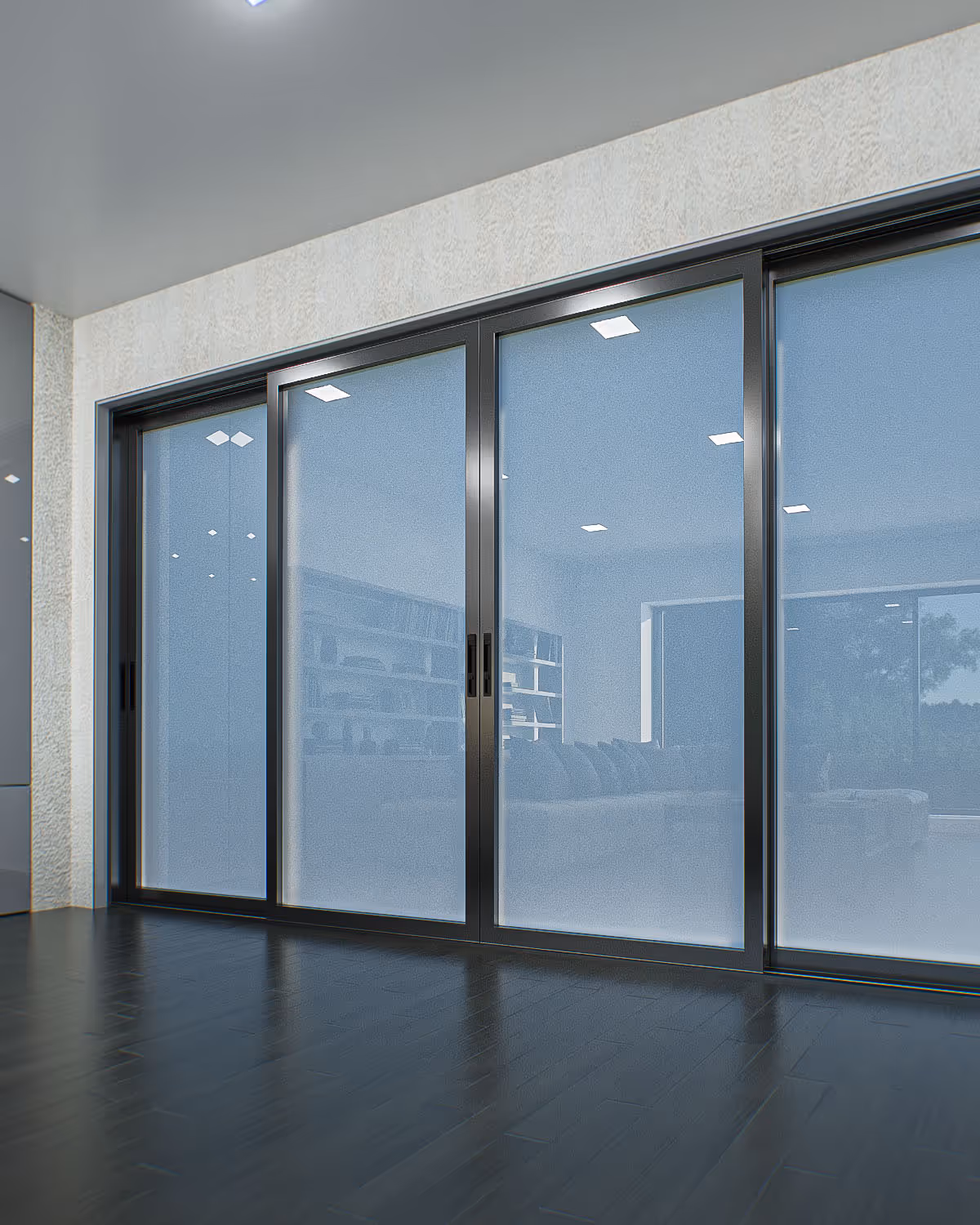 Luxury apartment using Smart Glass product (tinted)