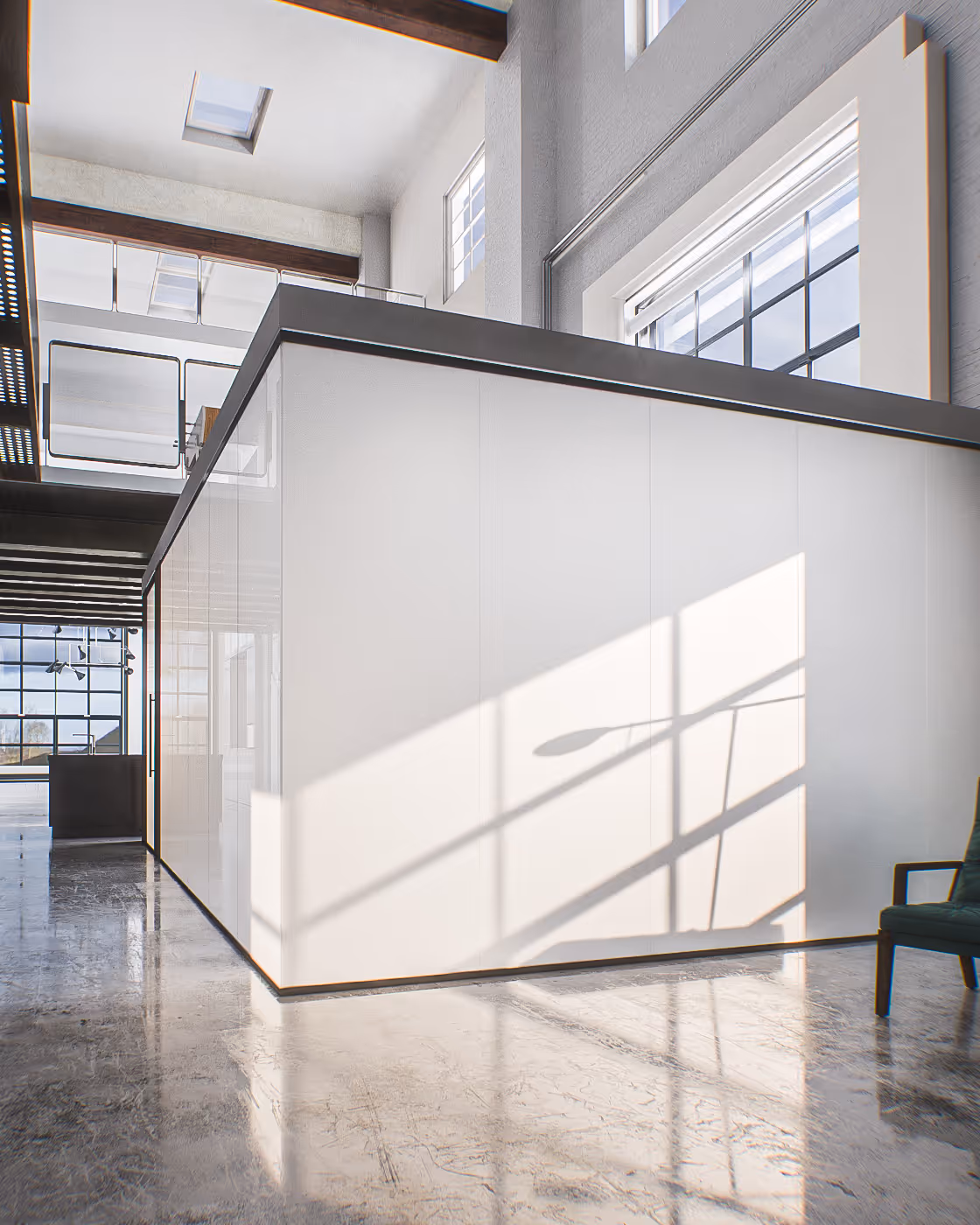 Luxury apartment using Smart Glass product (tinted)