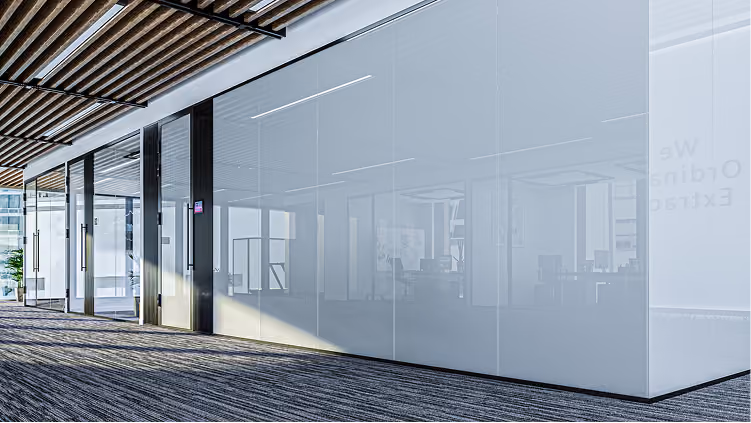 Luxury apartment using Smart Glass product (tinted)