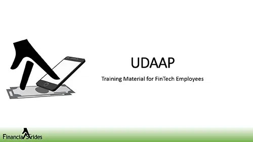 Cover page of UDAAP training