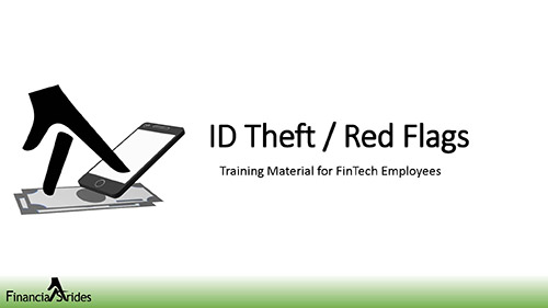 Cover page of ID Theft training