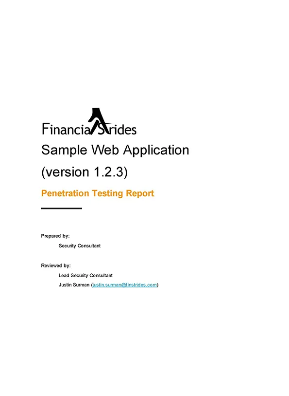 Thumbnail picture of pen testing questionnaire for native apps