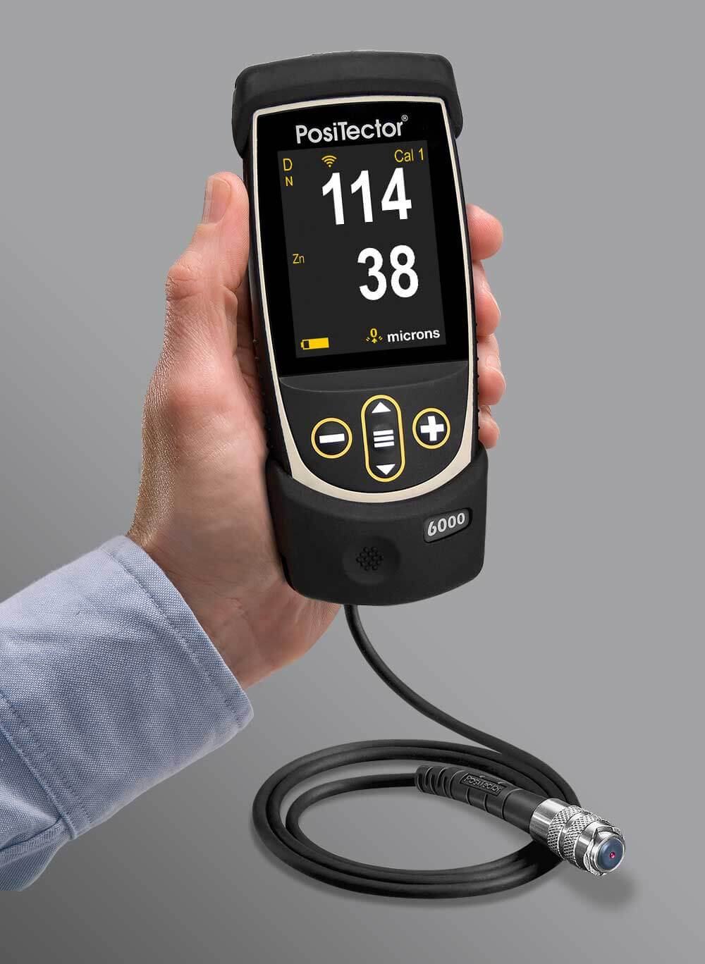 Photo of a PosiTector 6000 FNDS, in-hand