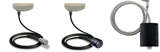 La foto mostra diverse sonde per lo spessore del rivestimento resistivo al fuoco intumescente; le sonde PosiTector 6000 FTS, FKS e FLS.