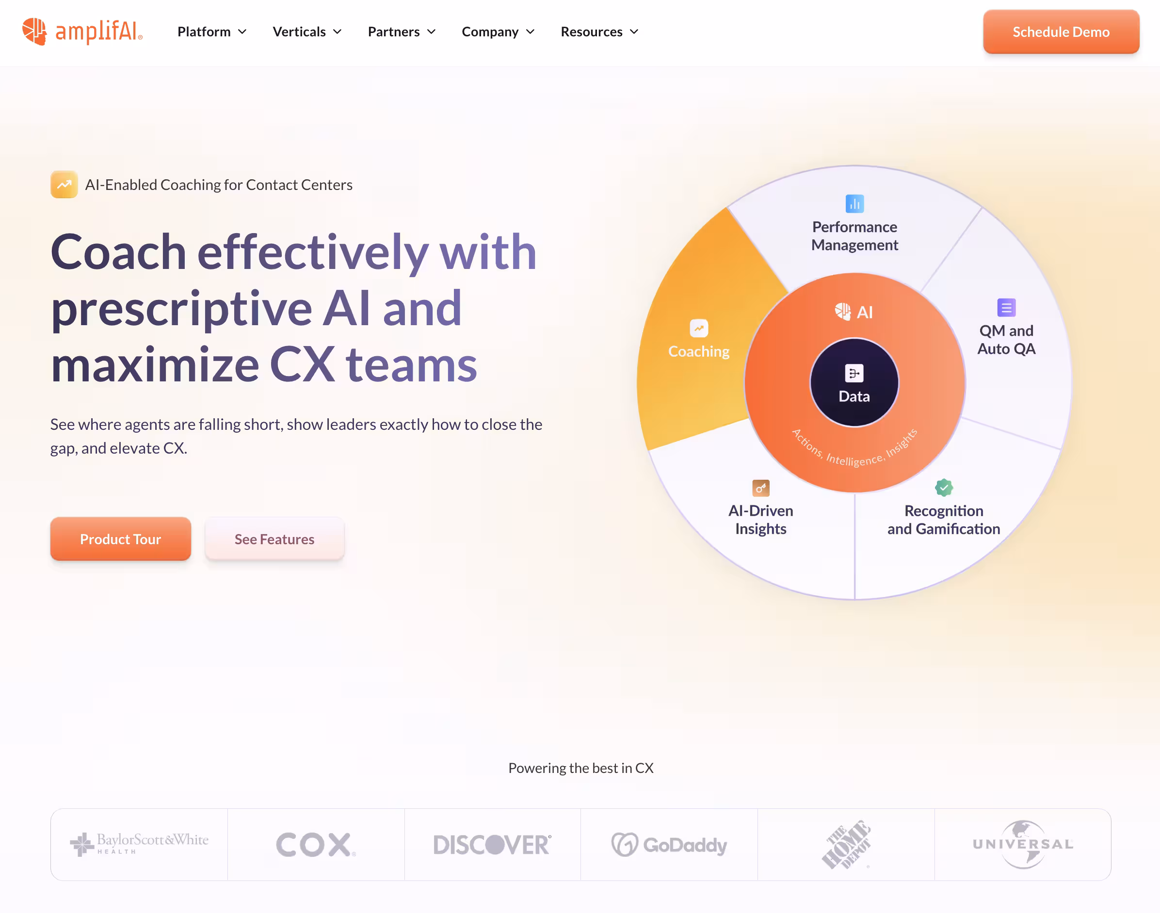 AmplifAI Call center coaching software