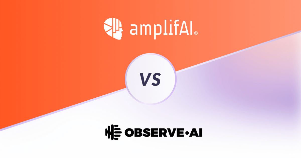 Observe AI vs AmplifAI