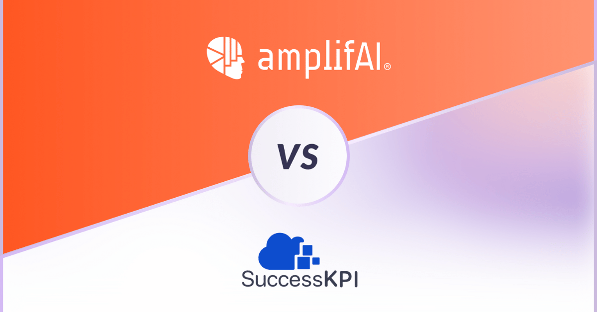 SuccessKPI vs AmplifAI