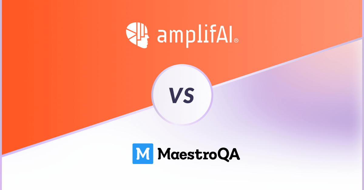 MaestroQA vs AmplifAI