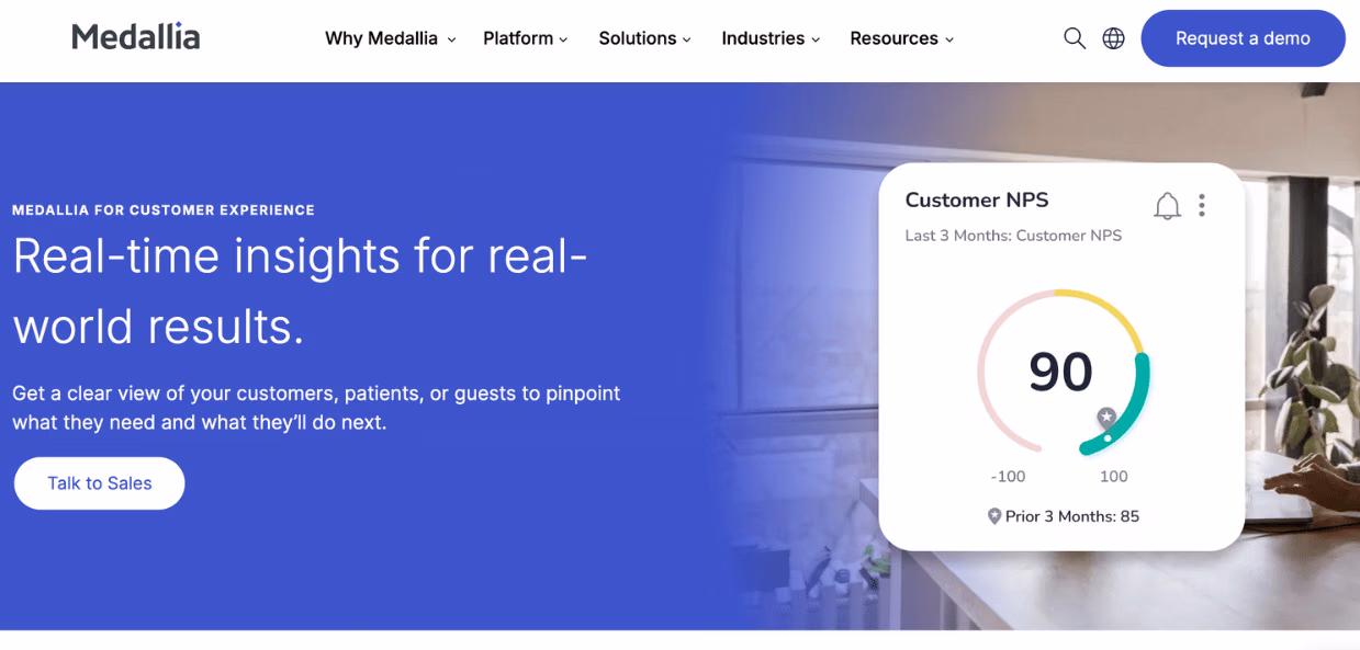 Medallia Customer Insights Software