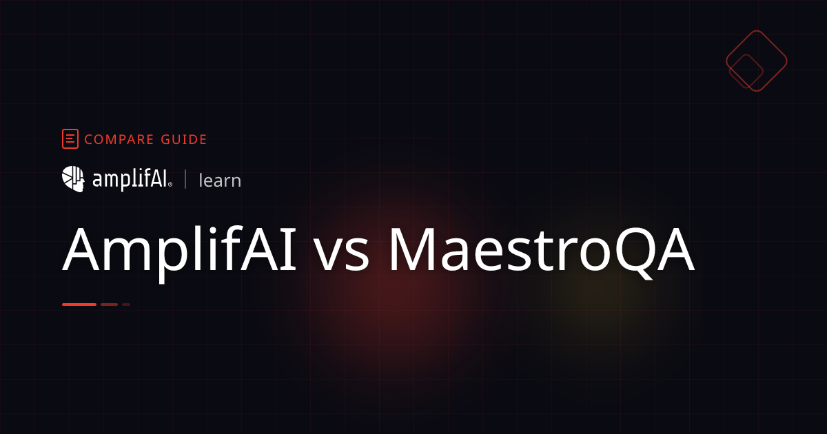 MaestroQA vs AmplifAI