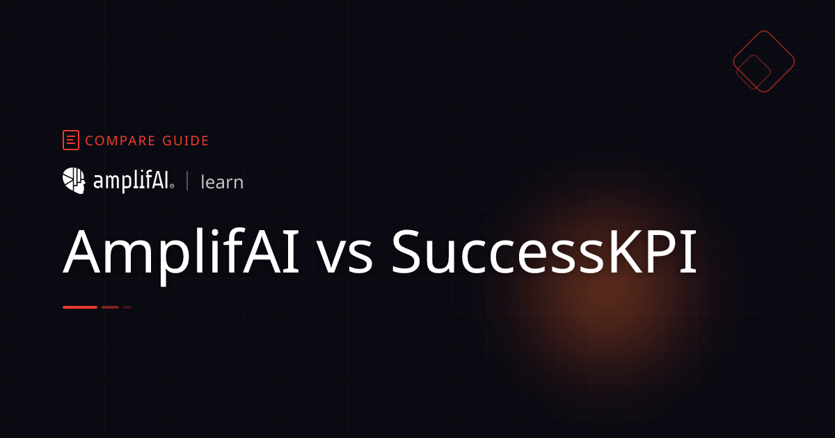 SuccessKPI vs AmplifAI