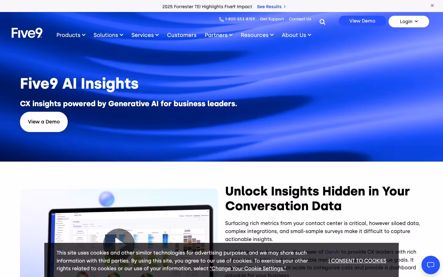 Five9 Call Center Analytics Software