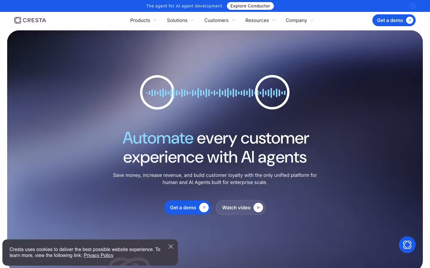 Cresta Customer Insights Software