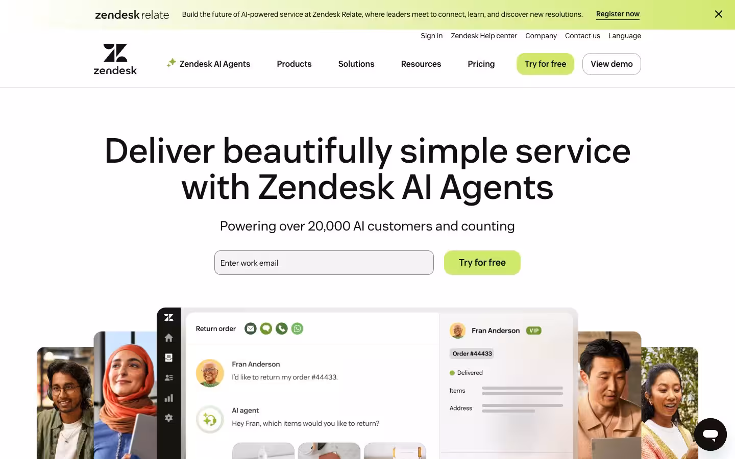 Zendesk CRM Software