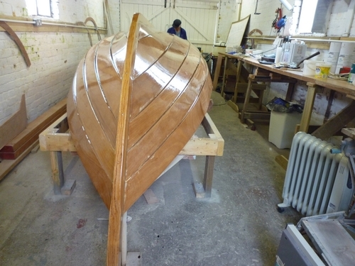 Appin Skiff: Turning the Hull Celebration