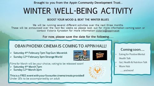 WELLBEING EVENTS IN APPIN