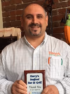 Chris Colletti, General Manager of Harry's Seafood Bar & Grille