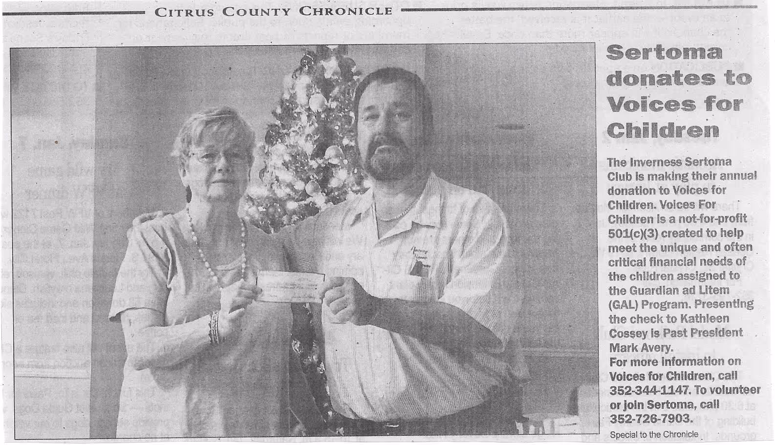 Mark Avery and Kathleen Cossey