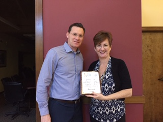  Adam Lombardo and Lori Boring of Renasant Bank