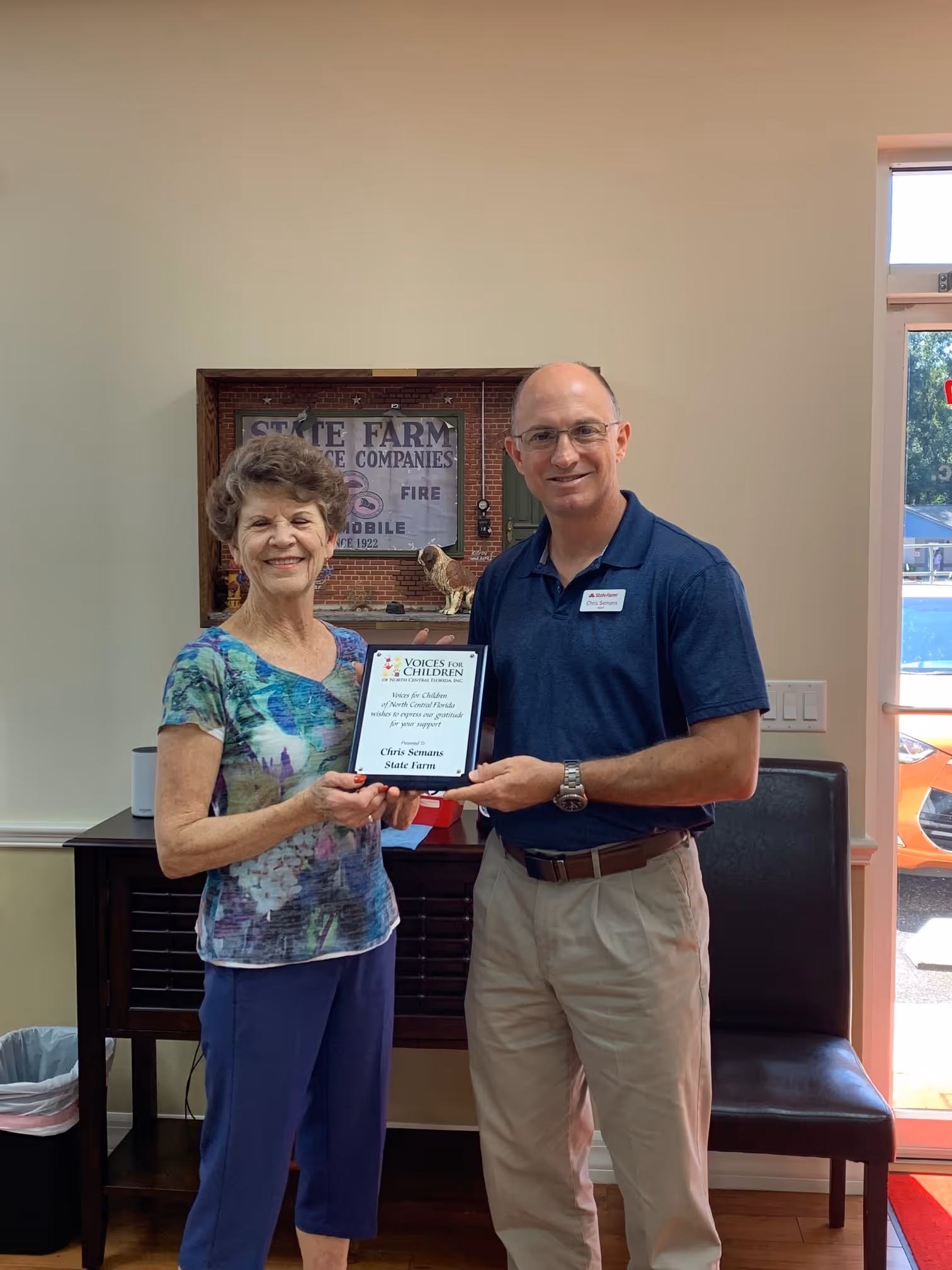 Chris Semans and Wanda Vogler