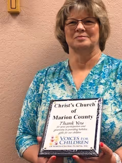 Melody Connell of Christ's Church of Marion in Ocala