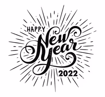Happy New Year 2022 graphic