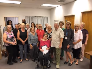 Group photo at the Hernando GAL office