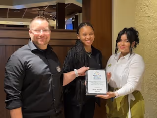 Joe, Kenzie and Yaya of Olive Garden Ocala
