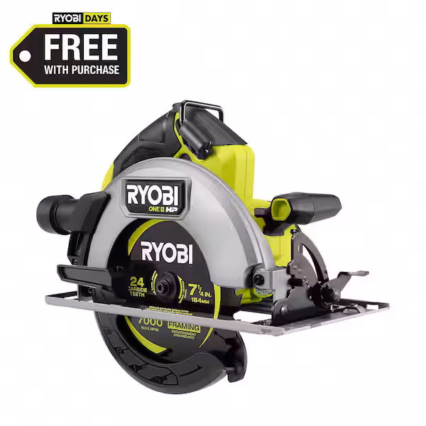 RYOBI ONE+ HP 18V Brushless Cordless 7-1/4 in. Circular Saw