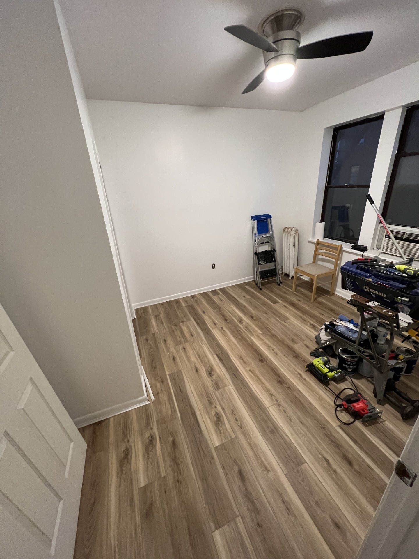 new floors in bedroom