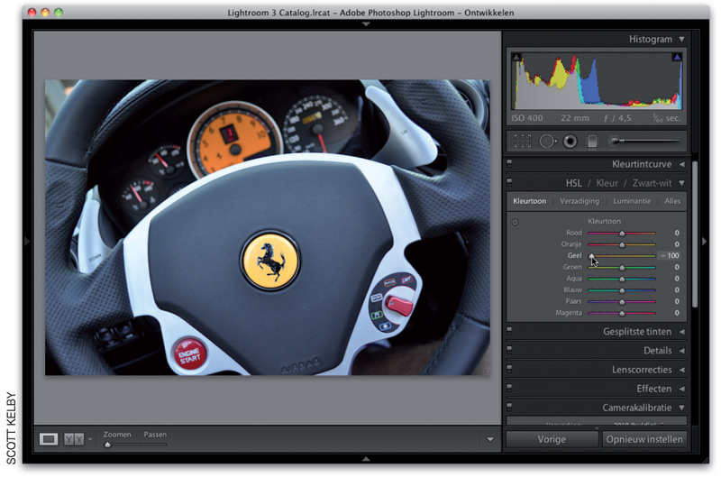 Scott Kelby: Afzonderlijke kleuren aanpassen met HSL