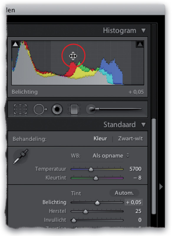 voorbeeldfoto in Adobe Photoshop van boek Scott Kelby