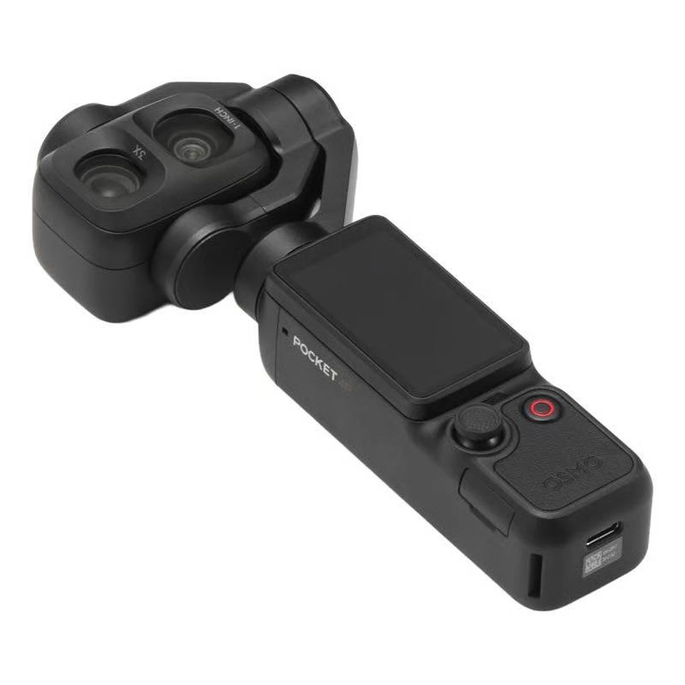 DJI Osmo Pocket 4P productbeeld met dubbele camera en gimbal