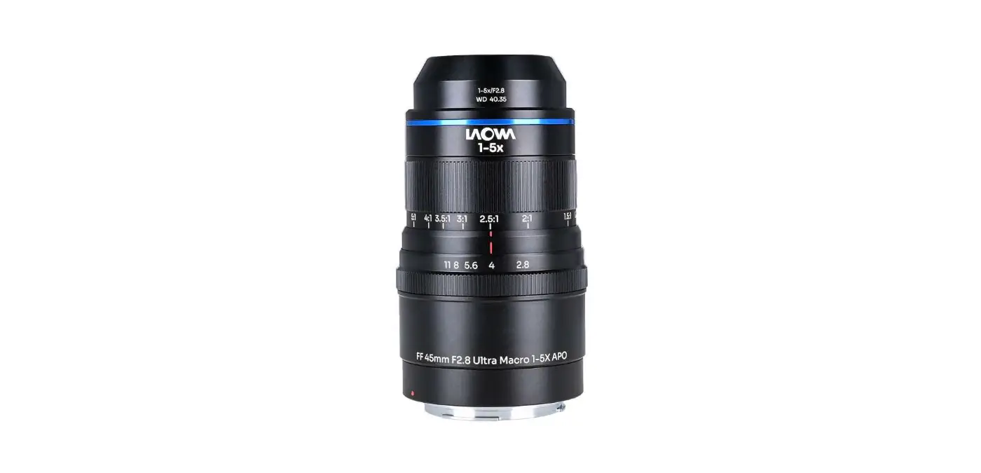 LAOWA Aksen 45mm f/2.8 1-5X Ultra Macro APO - Canon EF
